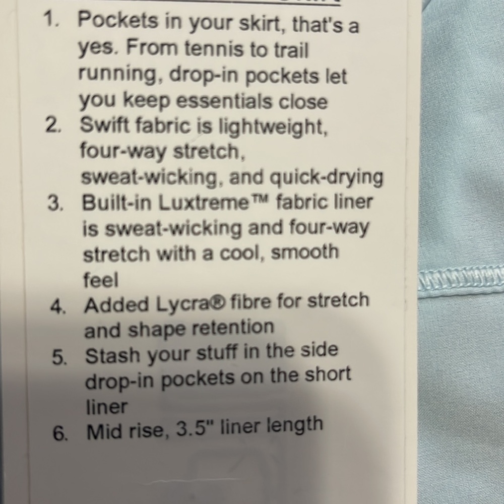 Lululemon Skirt - Picture 5 of 6